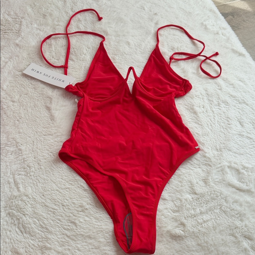 White Fox Boutique Vibrant Red Kids Bodysuit